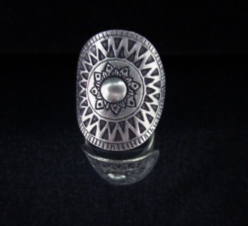 zilveren edelsteen ring hanger oorbellen 01343